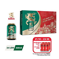 Thùng 24 Lon Bia Sài Gòn Special 330ml