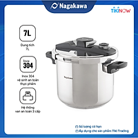 Nồi áp suất cơ đáy từ Nagakawa NAG1472 (7L)