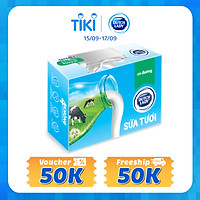 Thùng 12 Hộp Sữa Tươi Tiệt Trùng Dutch Lady Cô Gái Hà Lan Có Đường (12 X 1L)