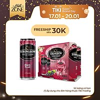 Lốc 6 Lon cao Strongbow vị Dark Fruit Dâu đen (330ml x 6 Lon)