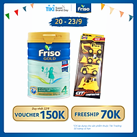 Sữa Bột Friso Gold 4 850g Dành Cho Trẻ Từ 2 - 6 Tuổi + Tặng Đồ Chơi Công Trình