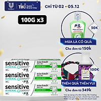 Combo 3 Kem Đánh Răng Sensitive Expert By P/S Fresh Mint Bạc Hà Thơm Mát 100g