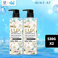 Combo Sữa Tắm Lux Botanical Hương Nước Hoa Phong Lan Quyến Rũ Lưu Hương 12H, Thơm, Nước Hoa 530G X2