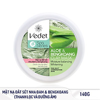 Mặt Nạ Đất Sét Sạch Sâu Dịu Nhẹ Nha Đam Vedette (140g)