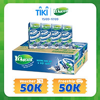Thùng 48 Hộp Sữa Chua Lên Men Tự Nhiên Yomost Bạc Hà - Việt Quất (170ml/Hộp)