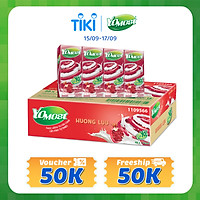 Thùng 48 Hộp Sữa Chua Lên Men Tự Nhiên Yomost Trái Lựu (170ml/Hộp)