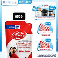 Sữa Tắm Lifebuoy 850g Bảo Vệ Vượt Trội 10 Giúp Bảo Vệ Khỏi 99.9% Vi Khuẩn Và Ngăn Ngừa Vi Khuẩn Lây Lan Trên Da Tốt Nhất
