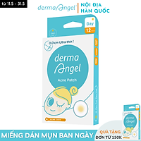 Miếng dán mụn dùng cho ban ngày (12 miếng) DERMA ANGEL