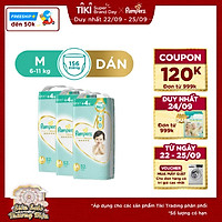 Combo 3 Tã Dán Pampers Thượng Hạng Nội Địa Nhật NB70/S64/M52/L42