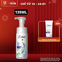 Mousse Rửa Mặt 3 Trong 1 135ml Dove Giúp Tẩy Trang, Làm Sạch Lỗ Chân Lông & Dưỡng Ẩm Cho Da