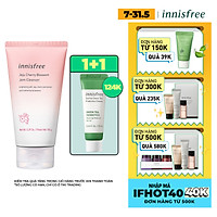 Sữa Rửa Mặt Dưỡng Sáng Hoa Anh Đào Innisfree Jeju Cherry Blossom Jam Cleanser 150g - 131173171
