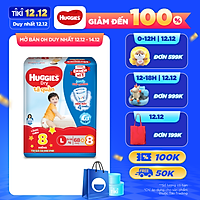 Tã Quần Huggies Dry Gói Cực Đại L68 (68 Miếng) - Tặng 8 miếng