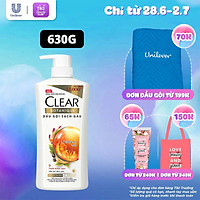 Dầu Gội đầu Clear Botanique 9 Thảo Dược Quý Cho Da Đầu Yếu Với 3X Sức Mạnh Đánh Bay Gàu Nhờn Ngứa 630g