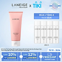 Sữa Rửa Mặt Dưỡng Ẩm Cho Da Thường Và Da Khô Laneige Moist Cream Cleanser (150ml)