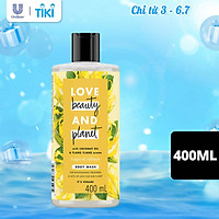 Sữa Tắm Love Beauty & Planet Majestic Glow Làm Sáng Da Dưỡng Ẩm Từ Thiên Nhiên 100% Tinh Dầu Hoa Hồng Bulgaria 400ML