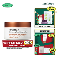 Mặt Nạ Ngủ Dưỡng Sáng Da 3 Trong 1 Innisfree Brightening Pore Sleeping Mask (100ml)
