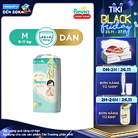 Tã Dán Pampers Nội Địa Thượng Hạng Nhật Bản NB70/S64/M52/L42 - M52