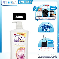 Dầu Gội đầu Clear Hoa Anh Đào Băng Lạnh Cho Tóc Thơm Mát Suốt 24 Giờ 630g