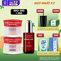 Combo kem dưỡng ẩm ngày, đêm và essence Pond's Age Miracle