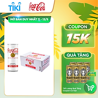 Thùng 24 Lon Nước Giải Khát Coca-Cola Plus (Foshu) 320ml x24