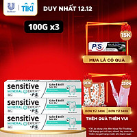 Combo 3 Kem Đánh Răng Sensitive Expert By P/S Original Chăm Sóc Chuyên Sâu 100g
