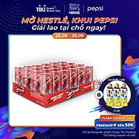 Thùng 24 Lon Nước Tăng Lực Sting Dâu (320ml/Lon)