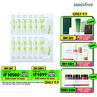 Combo 8+4 Mặt Nạ Giấy Dưỡng Ẩm Phục Hồi Da Innisfree My Real Squeeze Mask 20ml - 278002044