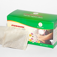 Thảo Dược ngâm chân túi lọc FUROMI dành cho người đau khớp, mất ngủ, gout, khử mùi hôi chân, Người lạnh chân tay, buồn buốt, tê cứng, Người hay mệt mỏi, đau đầu, stress, mất ngủ (Hộp 20 túi lọc 5g)