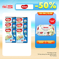 Combo 6 Gói Miếng Lót Sơ Sinh Huggies Newborn 2 (4-7kg) - N60 (Gói 60 Miếng)