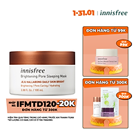 Mặt Nạ Ngủ Dưỡng Sáng Da 3 Trong 1 Innisfree Brightening Pore Sleeping Mask (100ml)