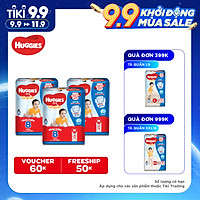 Combo 3 Gói Tã Quần Huggies Dry Gói Cực Đại M74 (74 Miếng) - Tặng 8 miếng