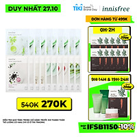 Combo 10+10 Mặt Nạ Giấy Dưỡng Ẩm Phục Hồi Da Innisfree My Real Squeeze Mask 20ml - 278002044