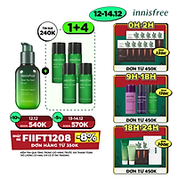 Tinh chất dưỡng ẩm cô đặc từ trà xanh và dầu hạt trà xanh tươi Jeju Innisfree The Green Tea Seed Serum 80ml - NEW