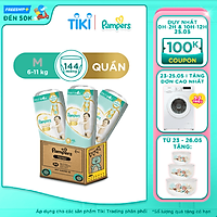 Thùng 3 Tã/ Bỉm Quần PAMPERS Nội Địa Nhật Bản Size M(48 miếng, 6-11kg/ L(38 miếng, 9-14kg)/ XL(36 miếng, 12-22kg), Cao Cấp Thượng Hạng