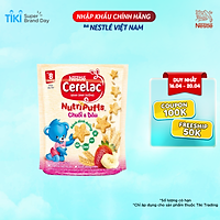 Bánh Ăn Dặm Nestlé CERELAC Nutripuffs Vị Chuối Dâu - Gói 50g