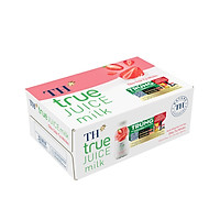 Thùng 24 chai Nước uống sữa trái cây TH True Juice Milk Dâu tự nhiên