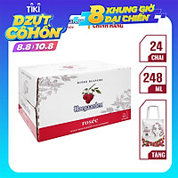 Thùng 24 Chai Bia Hoegaarden Rosée (248ml x 24 Chai)