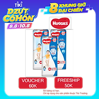 Combo 3 Gói Tã Quần Huggies Dry Gói Đại XL42 (42 Miếng)