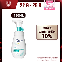 Mousse Rửa Mặt Bọt Mịn Dove Serum Sạch Sâu Tốt Cho Da Nhạy Cảm 160ml