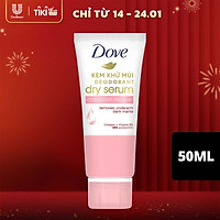 Kem khử mùi Dove tinh chất serum dành cho nữ với Collagen & Vitamin B3 dưỡng da sáng mịn & đều màu, 50ml