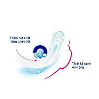 Băng Vệ Sinh Whisper Ultra Clean Siêu Mỏng Có Cánh Ngày Thường 24 cm (Gói 10 Miếng)