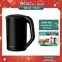 Bình Đun Siêu Tốc 2 Lớp Lock&Lock EJK738BLK (1.7L) - Hàng Chính Hãng