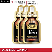 Combo 3 mặt nạ Rojukiss giảm tình trạng lỗ chân lông to và dưỡng da sáng mịn