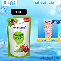 Sữa Tắm Hazeline Trắng Da Matcha Lựu Đỏ Sáng Mịn Dưỡng Ẩm Dưỡng Thể Thiên Nhiên 1Kg