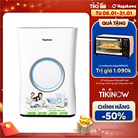 Máy Lọc Không Khí Cảm Biến, Tạo Ion Cho Diện Tích 50m2 Nagakawa NAG3502M - Hàng Chính Hãng