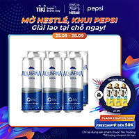 Lốc 6 Lon Nước Uống Có Gas Aquafina Soda (320ml/Lon)