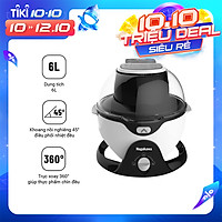 Nồi Chiên Đa Năng Đảo Chiều 360 độ Nagakawa NAG3301 (6 Lít) - Hàng chính hãng