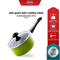 Nồi Nấu Bột Chống Dính Nắp Kính Sunhouse SHG-MP14 14cm