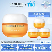 Bộ Kem Dưỡng Sáng Da Laneige Radian-C Cream 50ml + 30ml