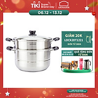 Nồi Hấp 2 Tầng Bằng Inox Lock&Lock LLH1262 (26cm)